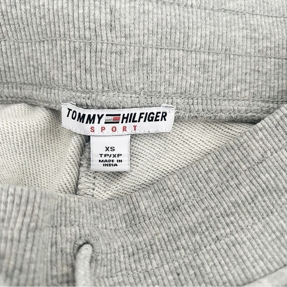 Tommy Hilfiger Sport XS Jogger Set Top Cowl Neck Sweatshirt Pant Tapered Leg EUC - Picture 11 of 14
